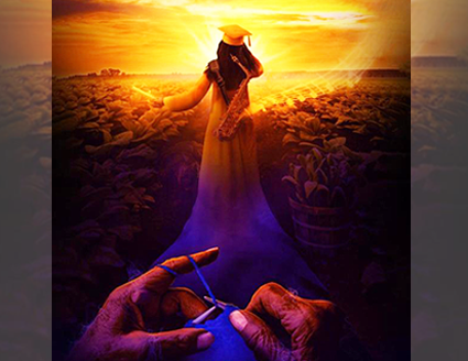 Poster for documentary film Our Blues Make Us Gold